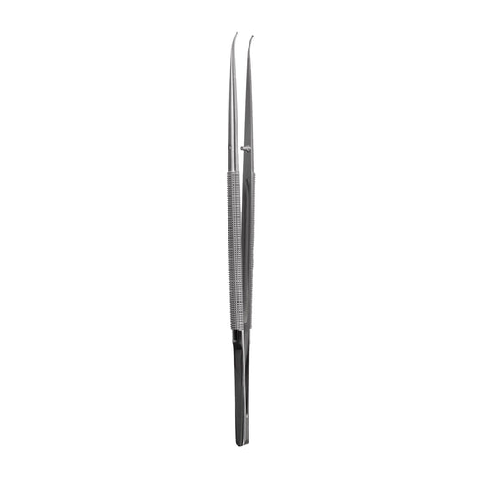 8 1/4 FineTouch Ring Tip Forceps curved lightweight