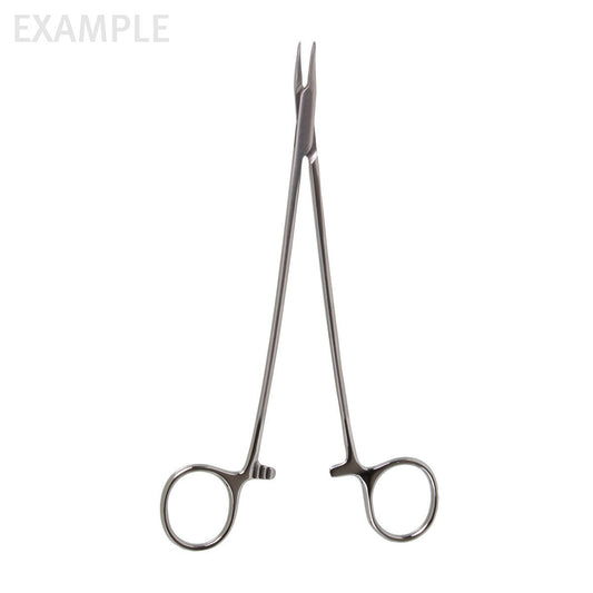 6 1/4 FineTouch Micro Needle Holder  curved