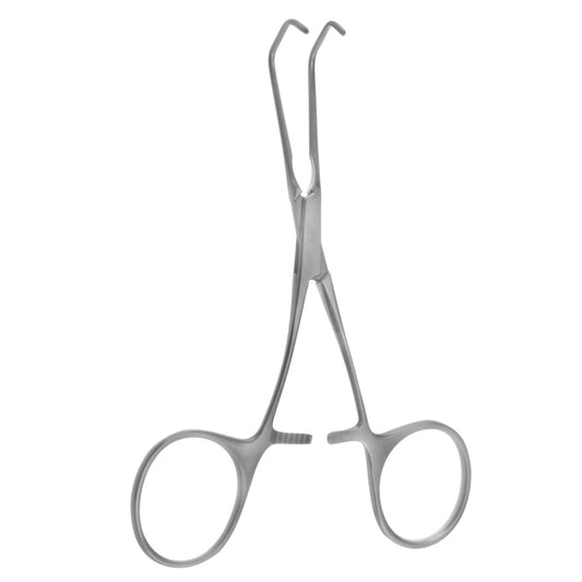 Debakey Castaneda Clamp  1.4mm anastomosis jaw curved handle