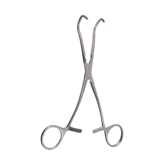 The size of the Debakey Derra Anastomosis Clamp is 6 1/2 inches, or medium jaw.