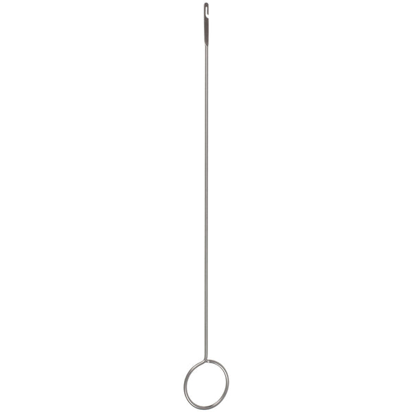A silver-colored Rumel Tourniquet Stylet used for applying tourniquets during cardiovascular procedures.