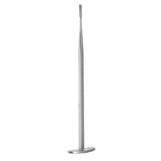 6 1/2 Spatula Osteotome with minor curvature.