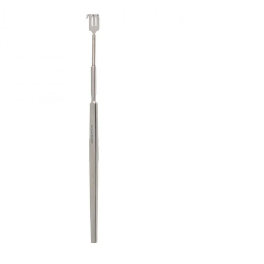 6 1/4" Flexible Neck Retractor, 2 prong blunt