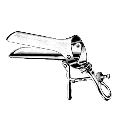 Cusco vaginal speculum Fig. 1 75x32mm with central screw