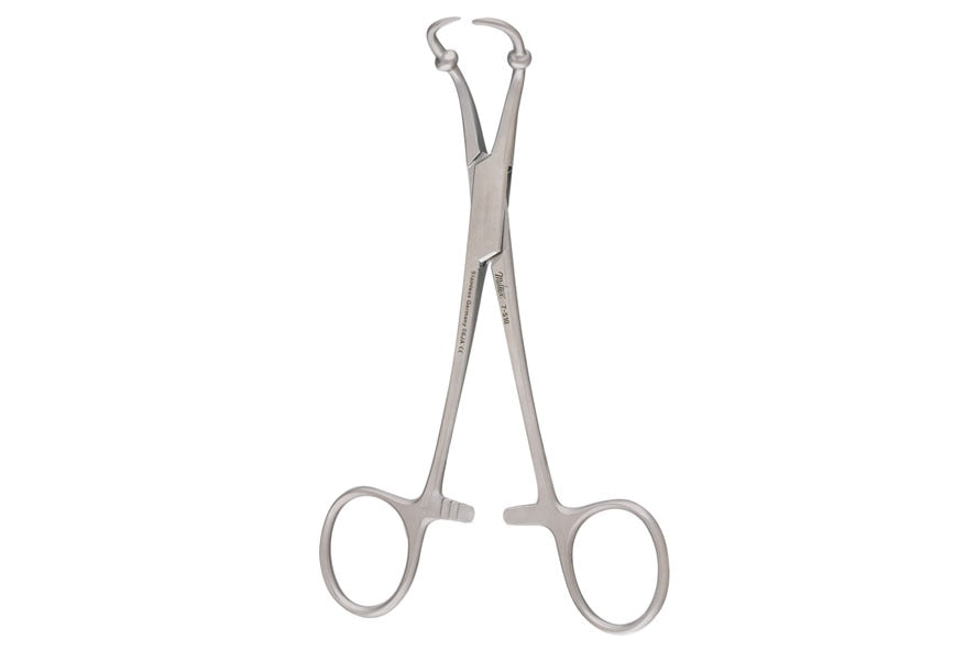 Roeder towel forceps 13 cm with ring handles