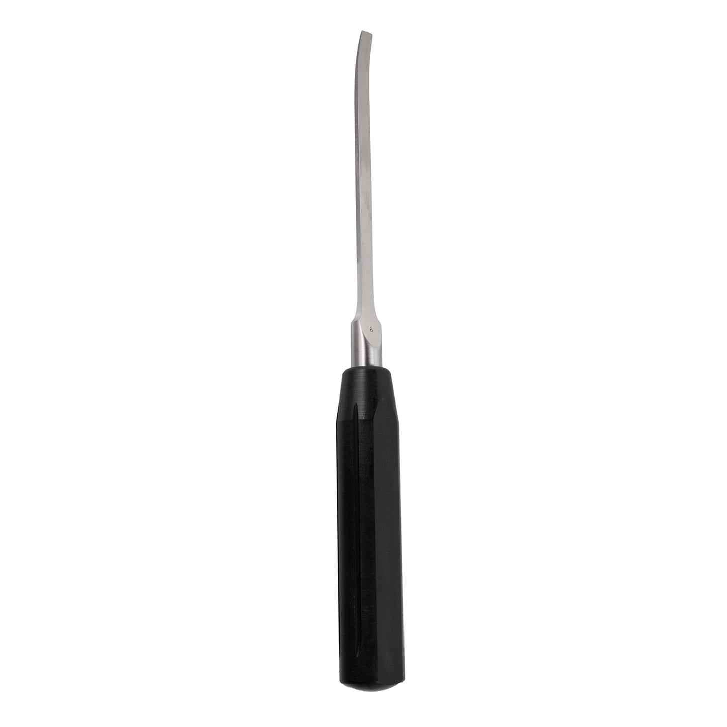 Black Handled Osteotome 6mm Curved, OL 270mm