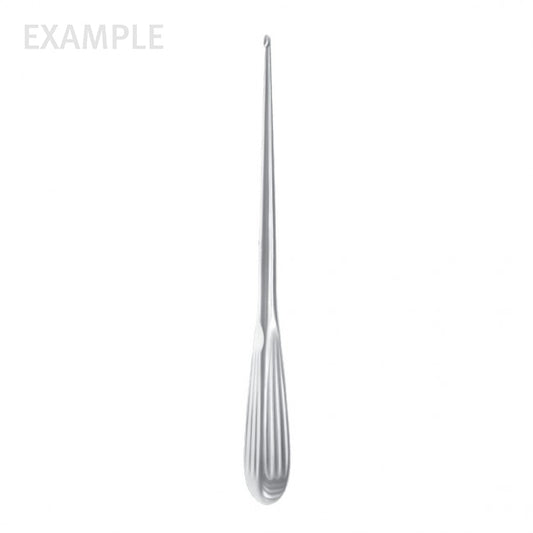 Spinal Fusion Curette &#8211; straight Flat Back size 1