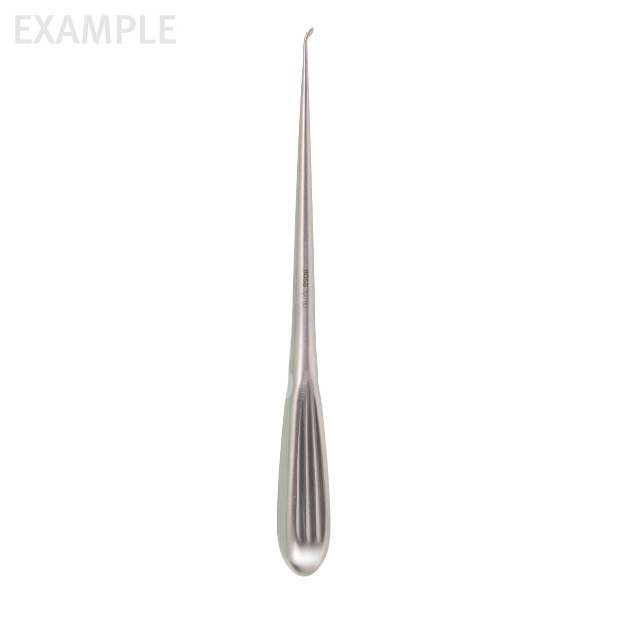 Spinal Fusion Curette &#8211; reverse angled Flat Back 4-0