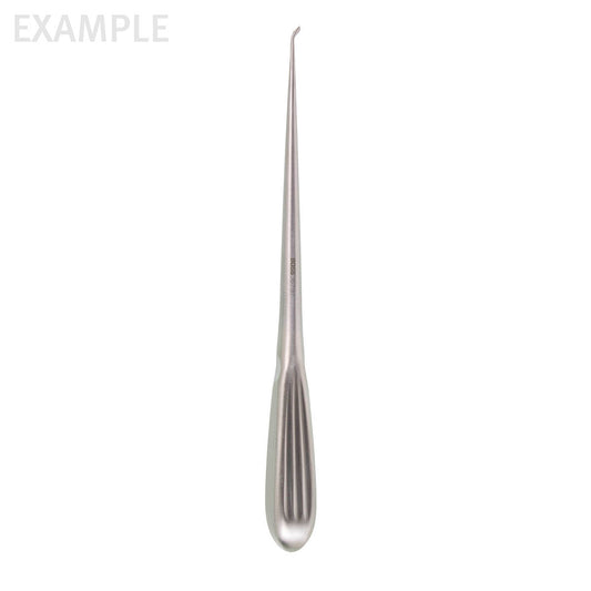 Spinal Fusion Curette &#8211; reverse angled Flat Back 3-0