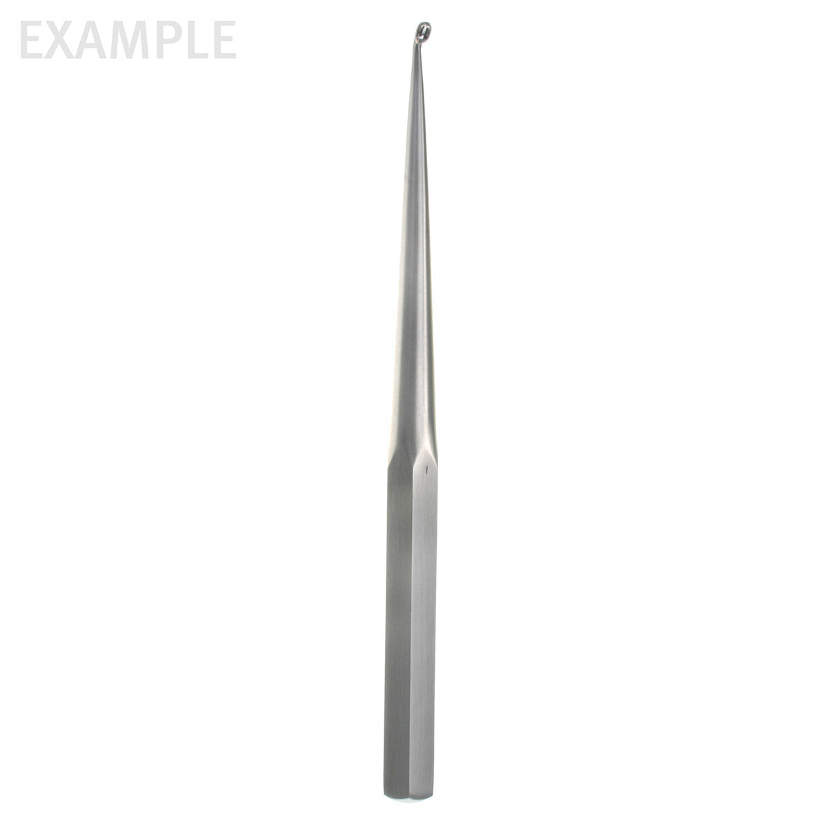 Brun Curette &#8211; 1-0 angled hex handle 9&#8243;