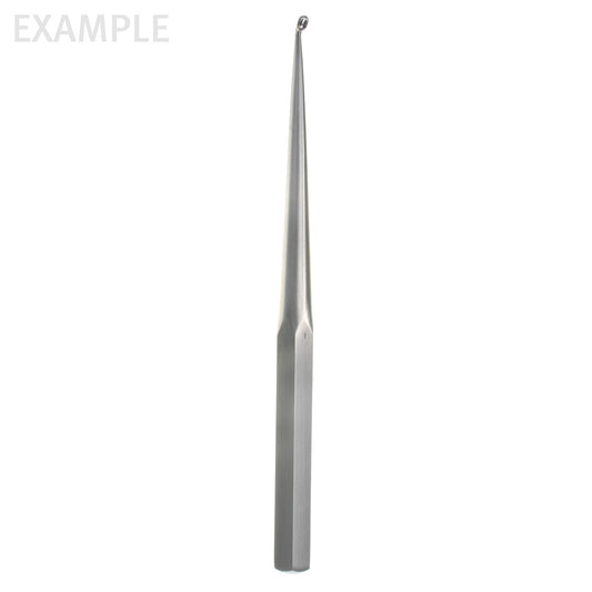 Brun Curette -5 angled hex handle 9&#8243;