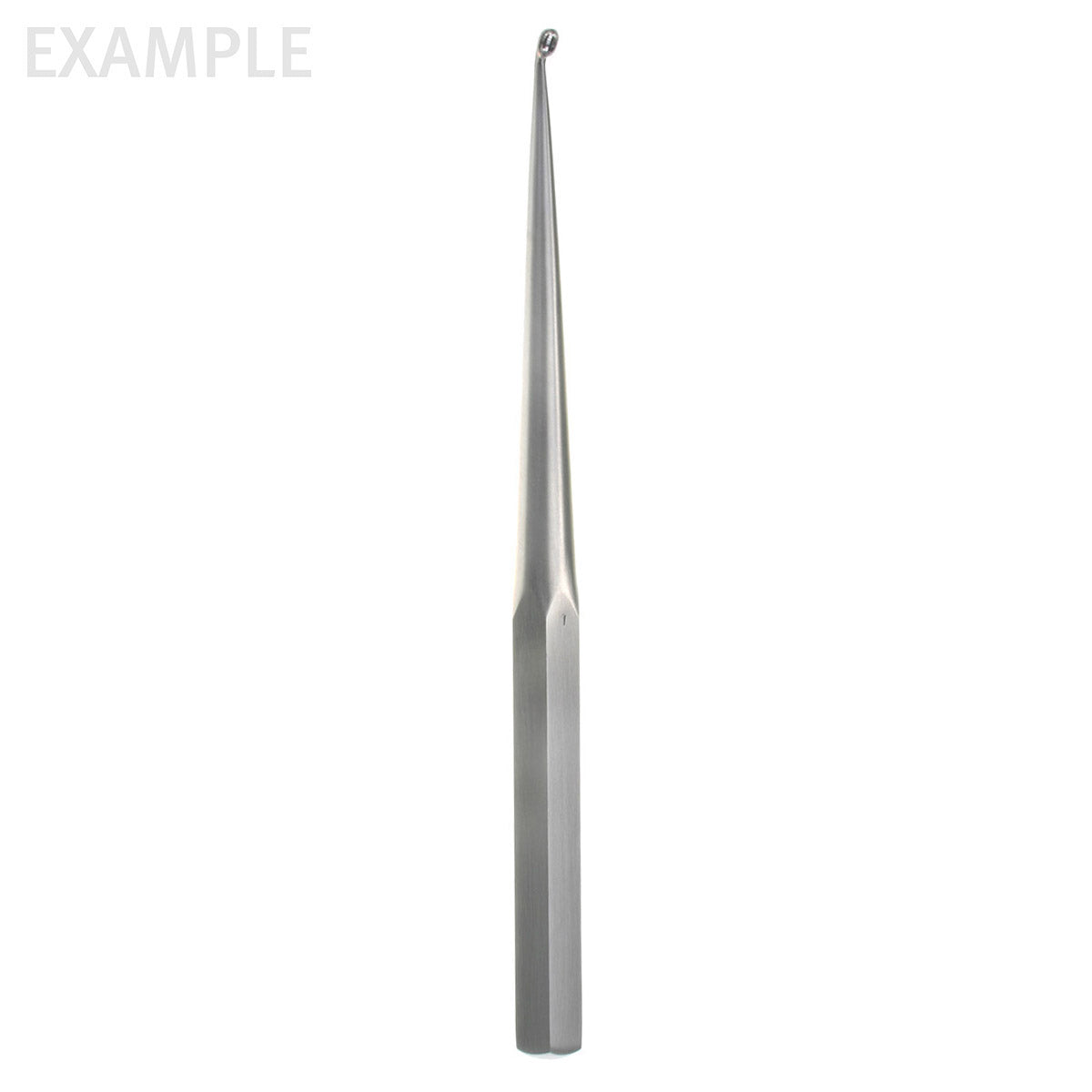 Brun Curette -2 angled hex handle 9&#8243;