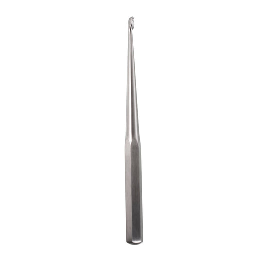 Spinal Fusion Curette &#8211; Size 6, hex handle, 9&#8243;, straight