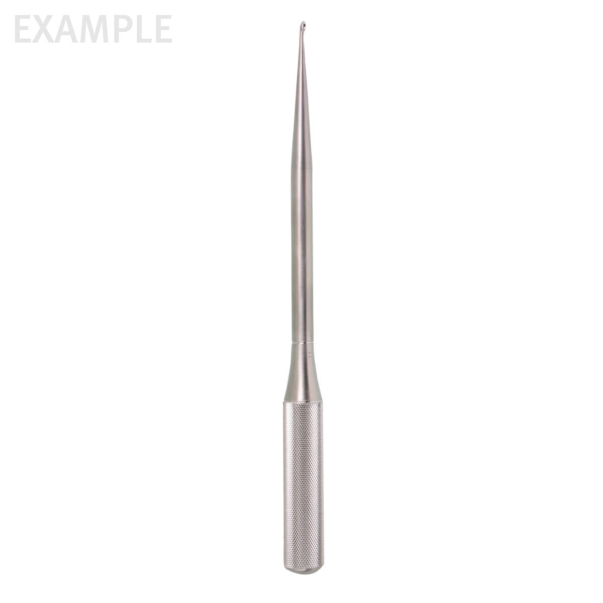 Spinal Fusion Curette &#8211; knurl handle straight 000