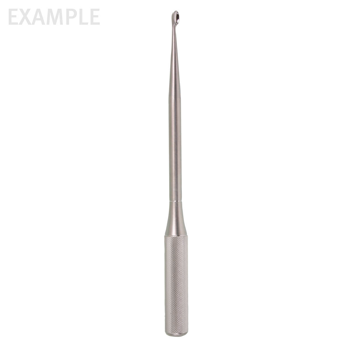 Spinal Fusion Curette &#8211; knurl handle straight 5