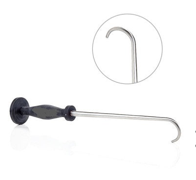 7 1/2" Bone Hook 10mm Blunt