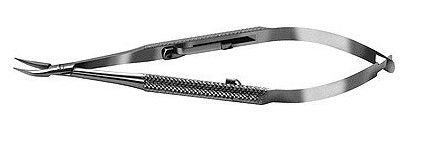 7 1/4 LighTouch Needle Holder lock Streamline curved