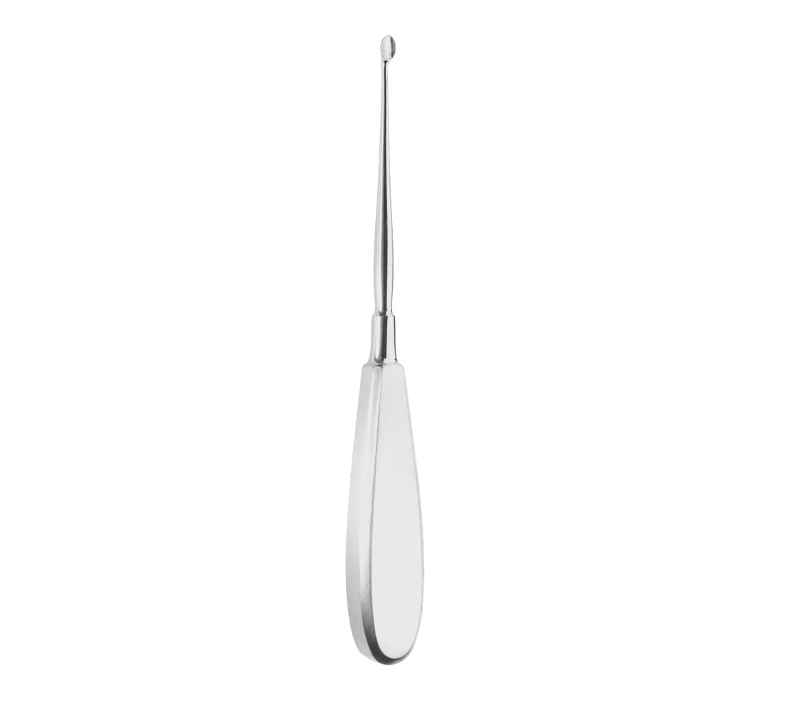 7 1/8" Swedish Bone Curette 3mm Oval