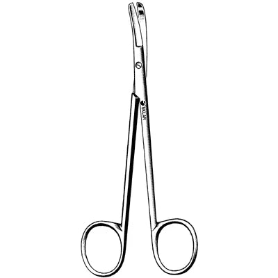 Cottle nasal scissors with tungsten carbide inserts, 16cm