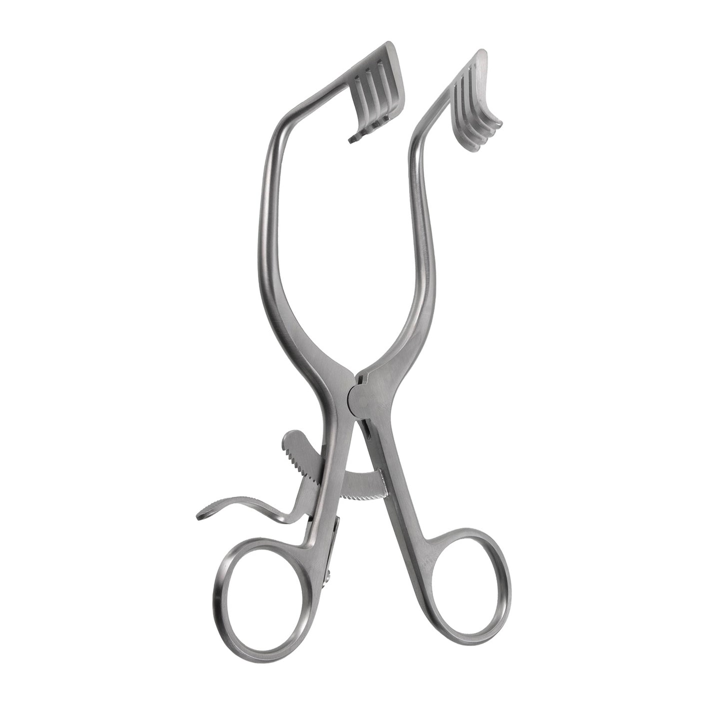 Adson Cerebellum Retractor,  angled 80°, blunt