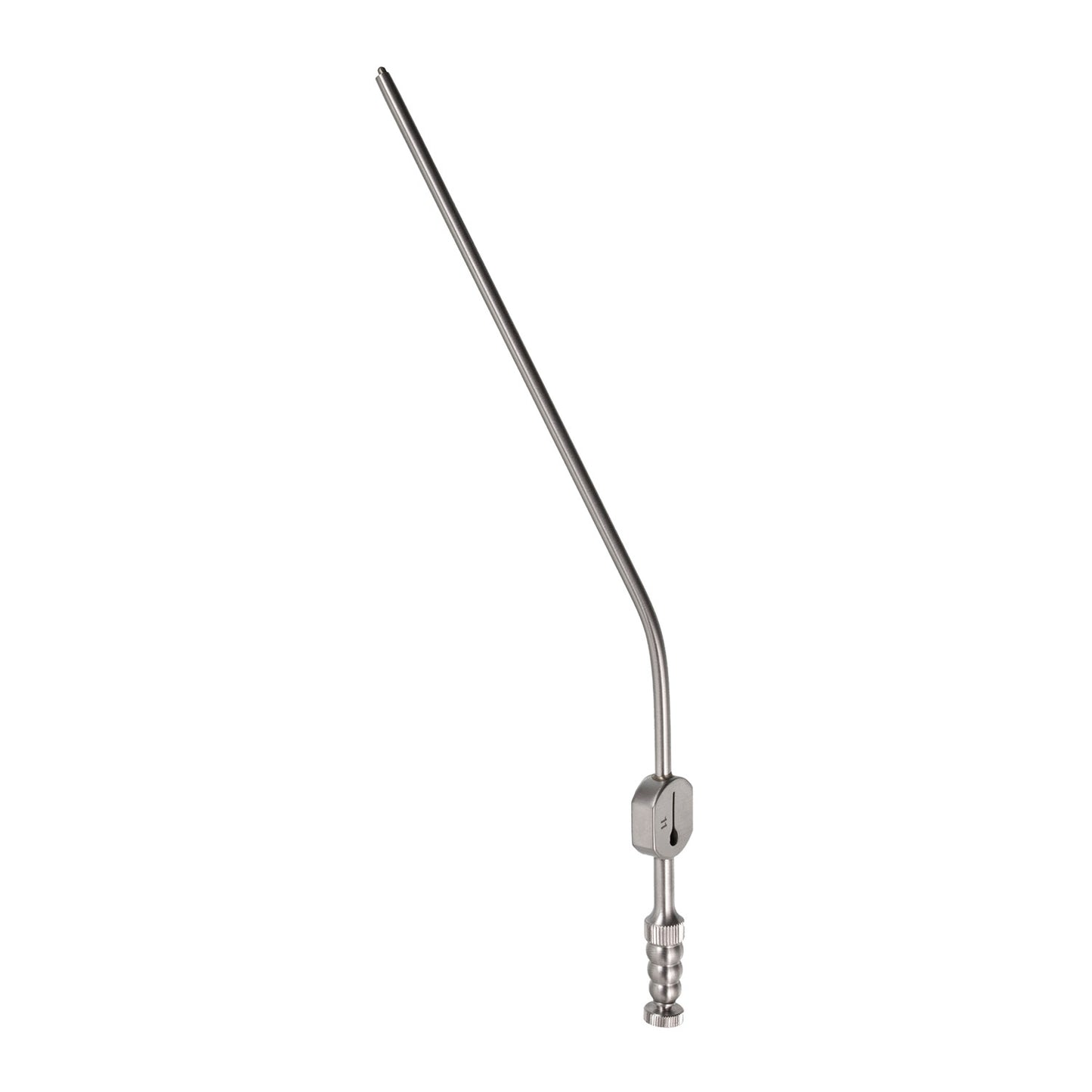 Raindrop Suction Tube – 11fr Tapered Angled W/L 6"