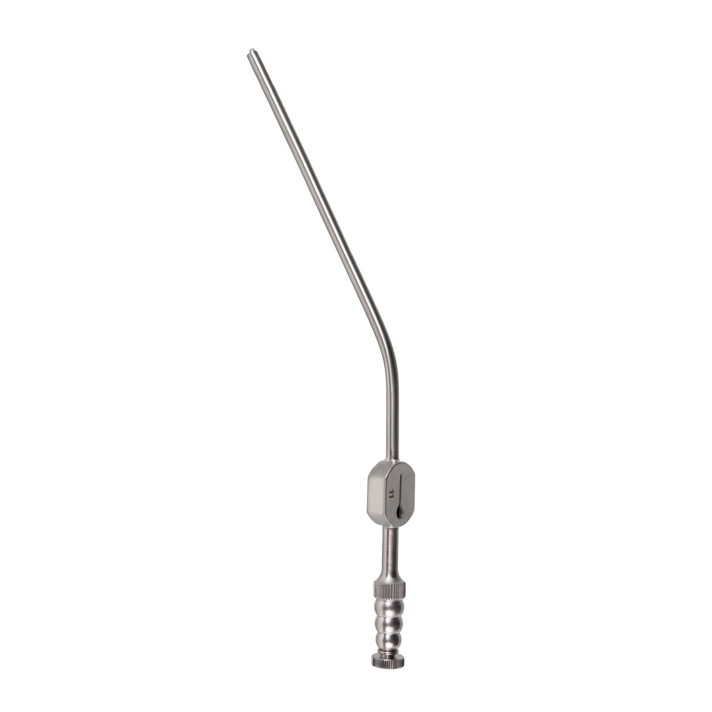 Raindrop Suction Tube, 11fr, tapered, angled, W/L