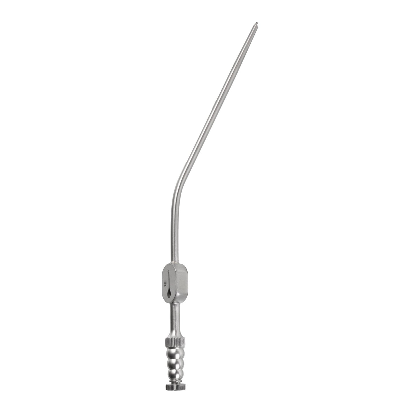 Raindrop Suction Tube – 8fr Tapered Angled W/L 4"