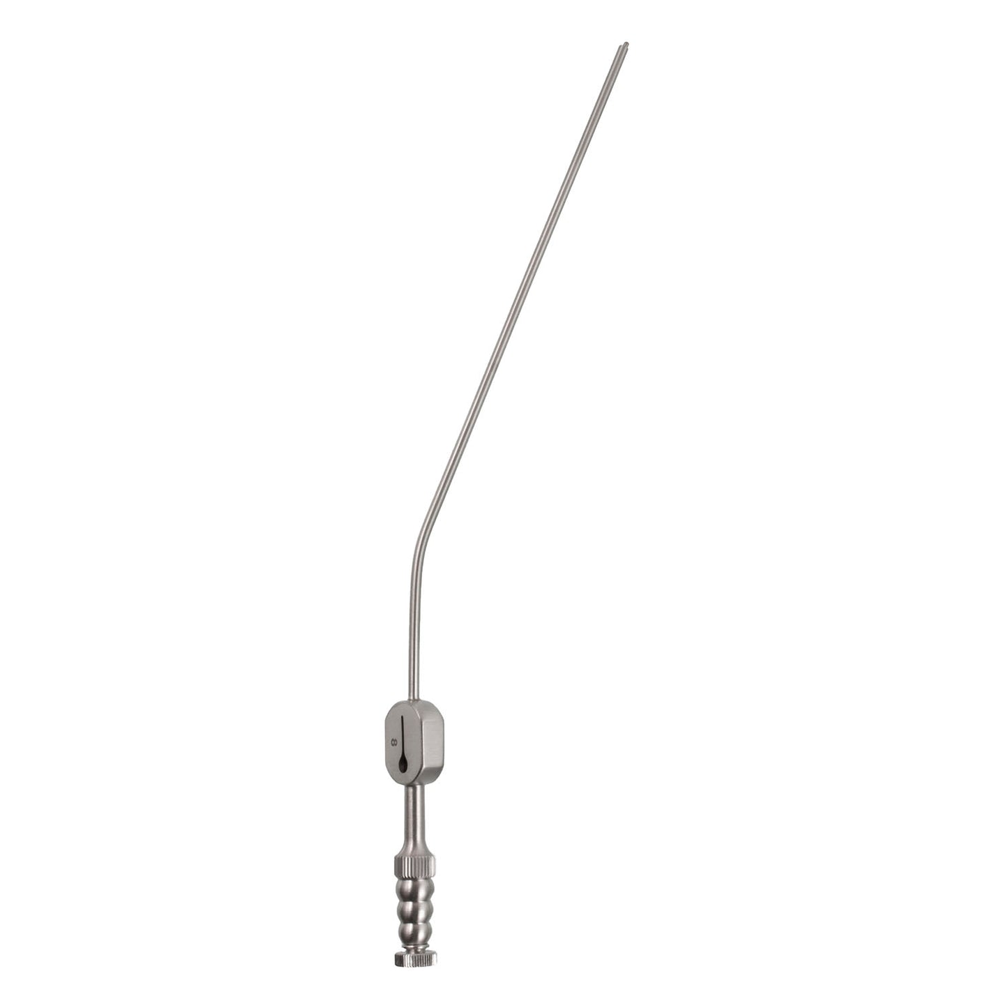 Teardrop Suction Tube – Non-taper Angled W/L 5 3/4" 8fr