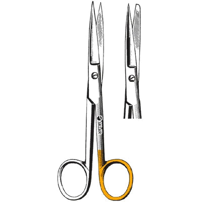 Operating scissors TC sharp/sharp straight 14.5 cm