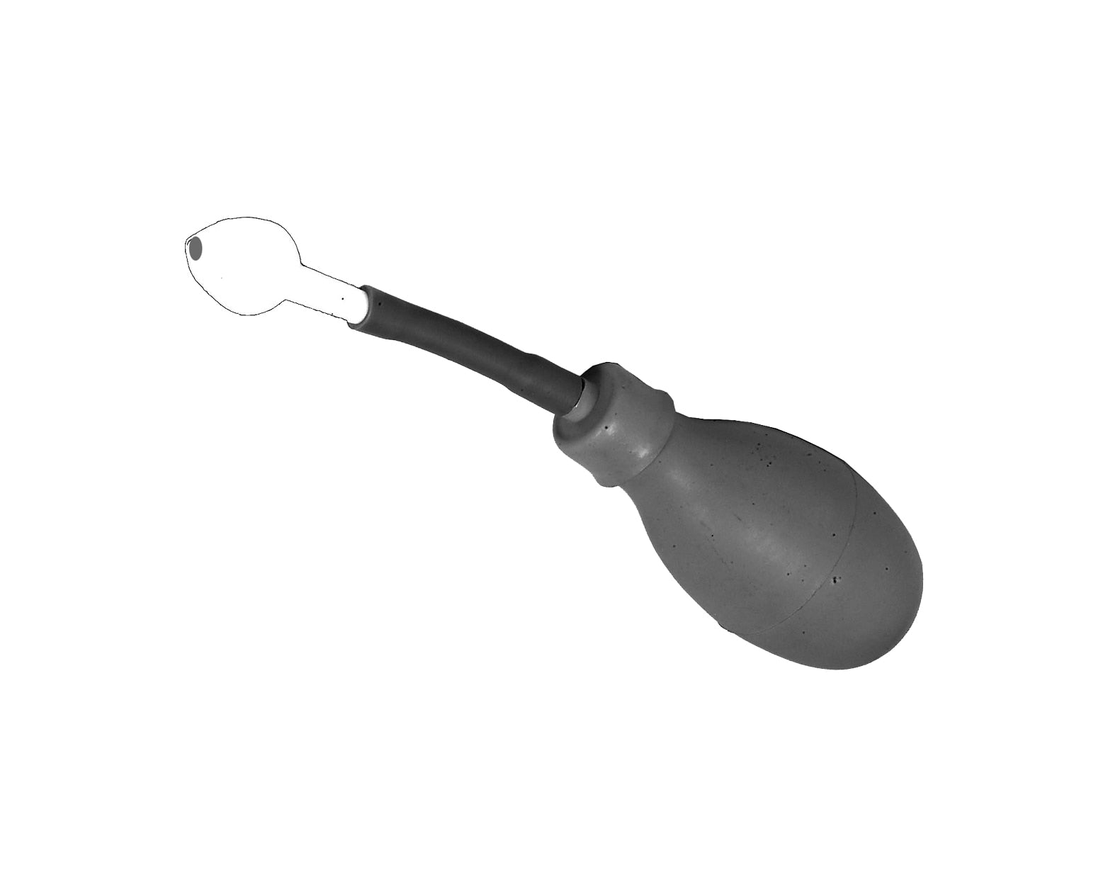 Politzer air bag complete with bulb