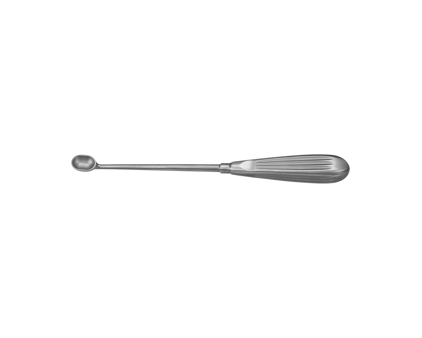 Bone curette 21cm with oval/round cup