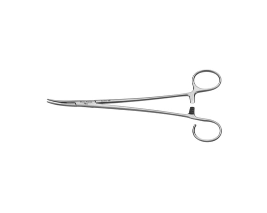 Schnidt tonsil forceps 19cm curved with open ring handles