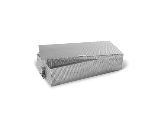 Lockable sterilization tray for one uretero-renoscope 670mm with silicone profile