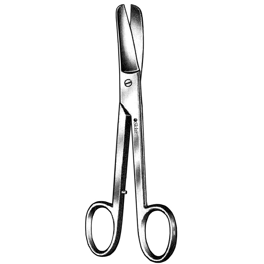 Lorenz bandage scissors 23cm with angled blunt probe tip