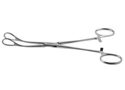 7" Foerster Sponge Forceps, Curved, Smooth Jaws