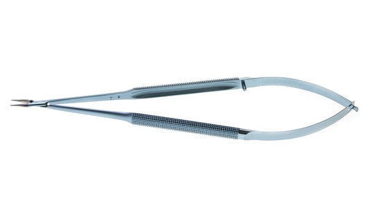 7" Micro Needle Holders 10mm handle 0.5mm tip straight w/o lock