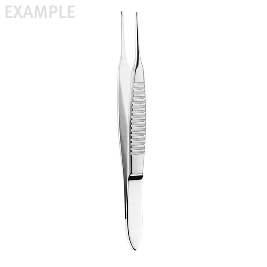 Graefe Iris Forceps  curved 12 teeth