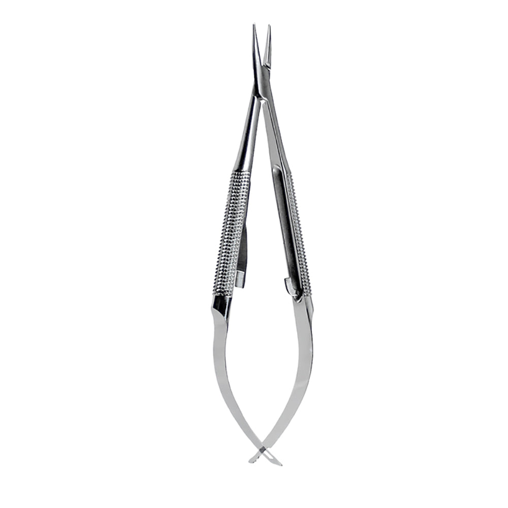 Baby Barraquer Needle Holder straight w/ lock 94mm