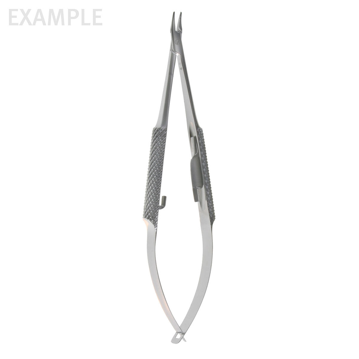 Anis Needle Holder x-del curved w/o lock 126mm