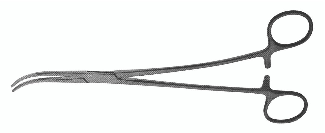 8 1/2" Overholt Dissector Forceps C long curve
