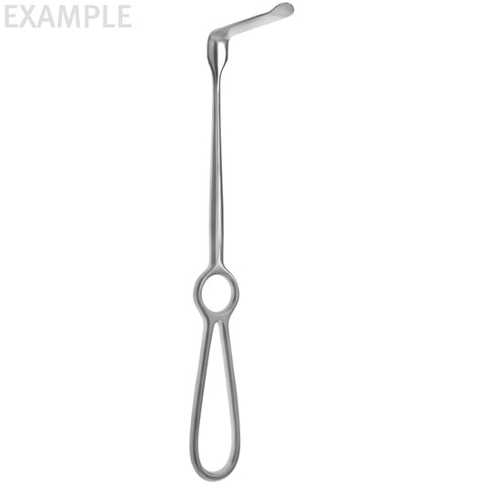 8 1/2" Obwegeser Retractor, bent down 16x80mm