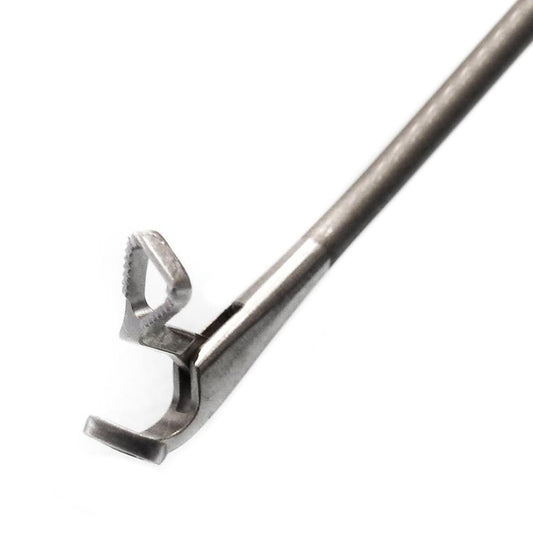 Storz Laryngeal Alligator Forceps, Curved Up Right