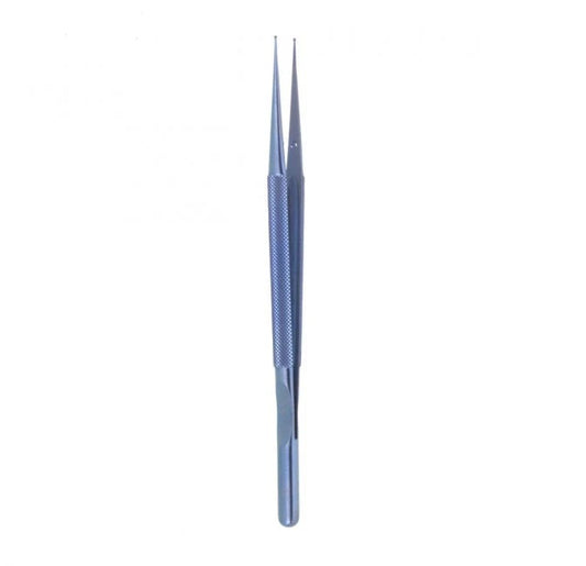 8 1/4 FineTouch Ring Tip Forceps  titanium straight