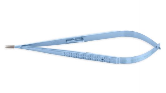 9 1/2 FineTouch Castroviejo Micro Needle Holder  straight no lock Titanium