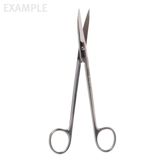 7" Freeman Rhytidectomy Scissors, curved, blunt