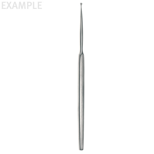 5 1/2" Fox Dermal Curette, 2mm Diameter