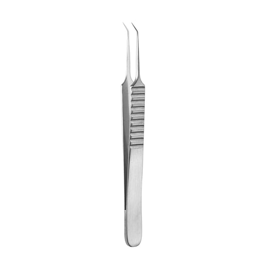 4 1/4" Forceps, 45° tip, 9mm broad.