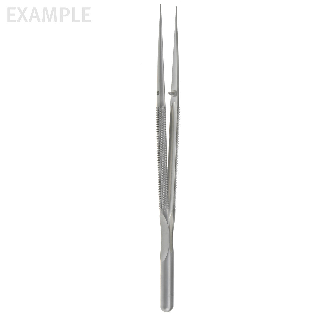 15cm Pierse Forceps &#8211; round handle 8mm diameter .3mm Tips