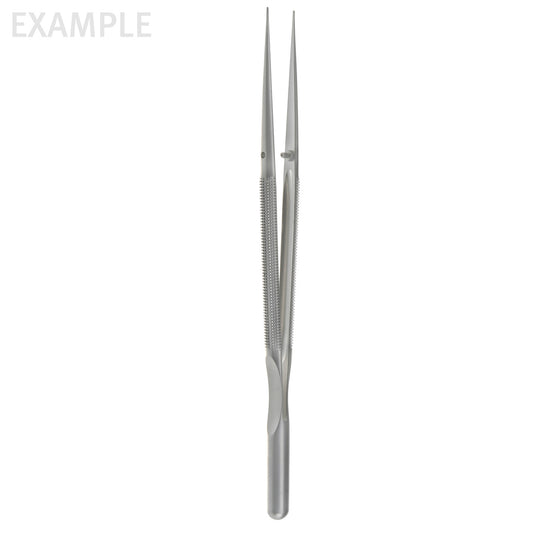 15cm Pierse Forceps &#8211; round handle 8mm diameter .3mm Tips