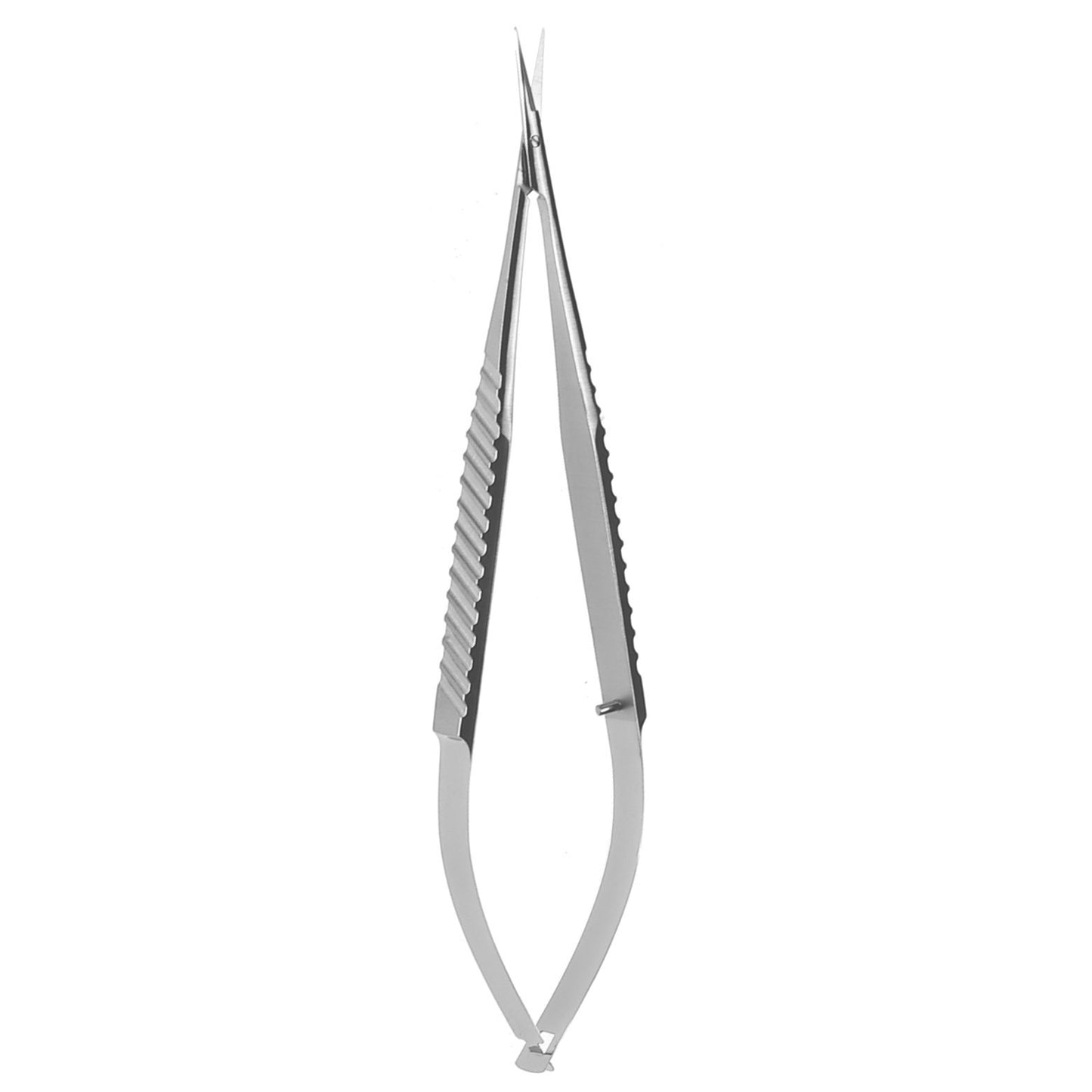 Scissors, 15cm, straight serrated, 19mm, 8mm broad.